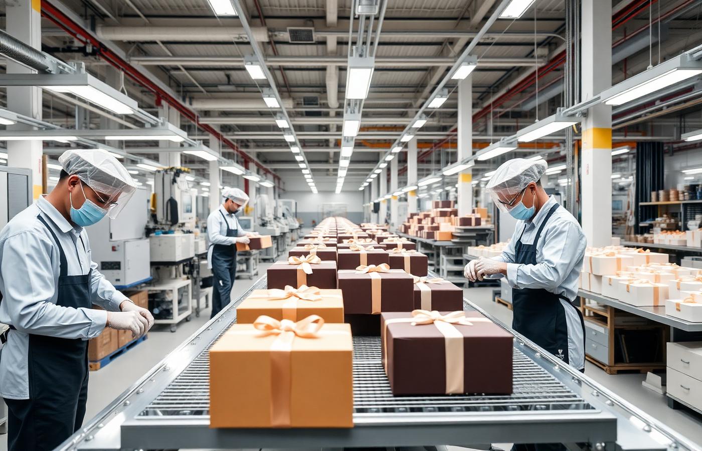 Inside the BOXART manufacturing facility in Dubai